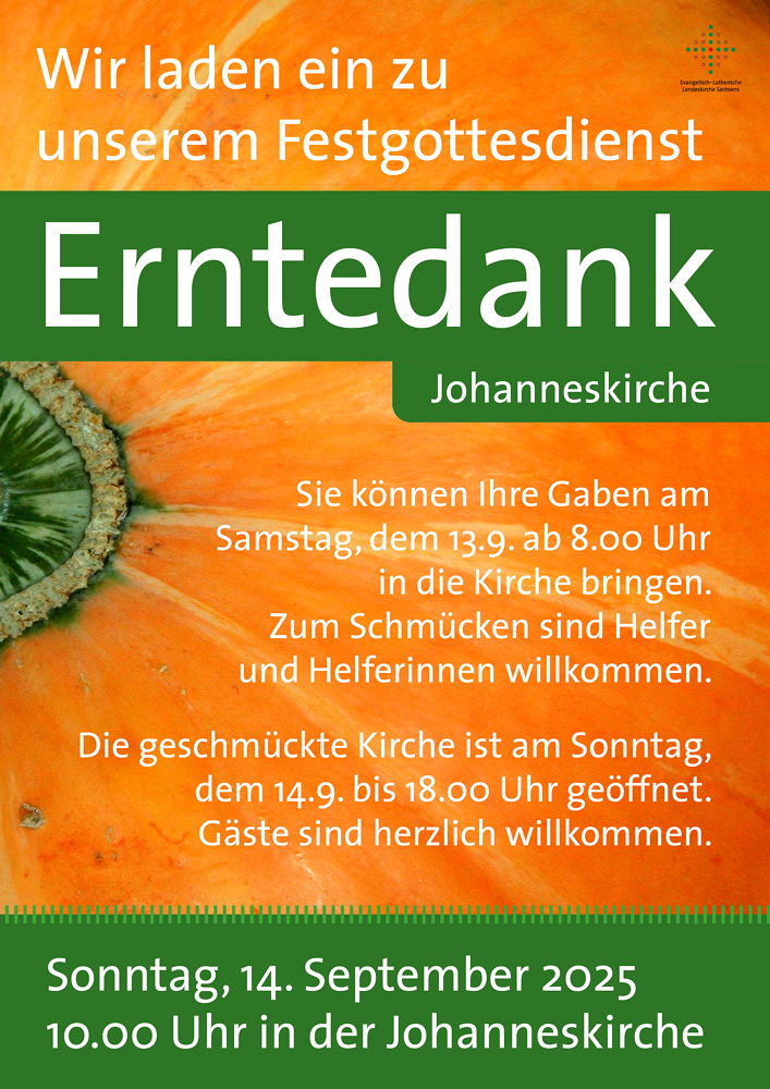 Erntedank Plakat Johannes 2025 DIN A4